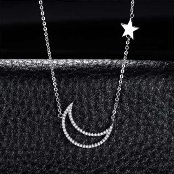 collier ras de cou lune pas cher