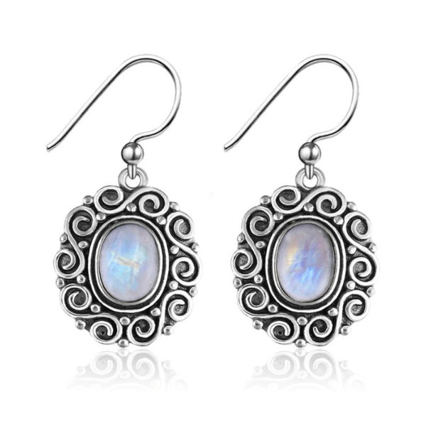 boucles doreilles pierre de lune labondance